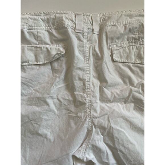 Lauren Ralph Lauren Shorts Women Size 16 100% Cotton Button Snap Drawstring - Picture 6 of 8